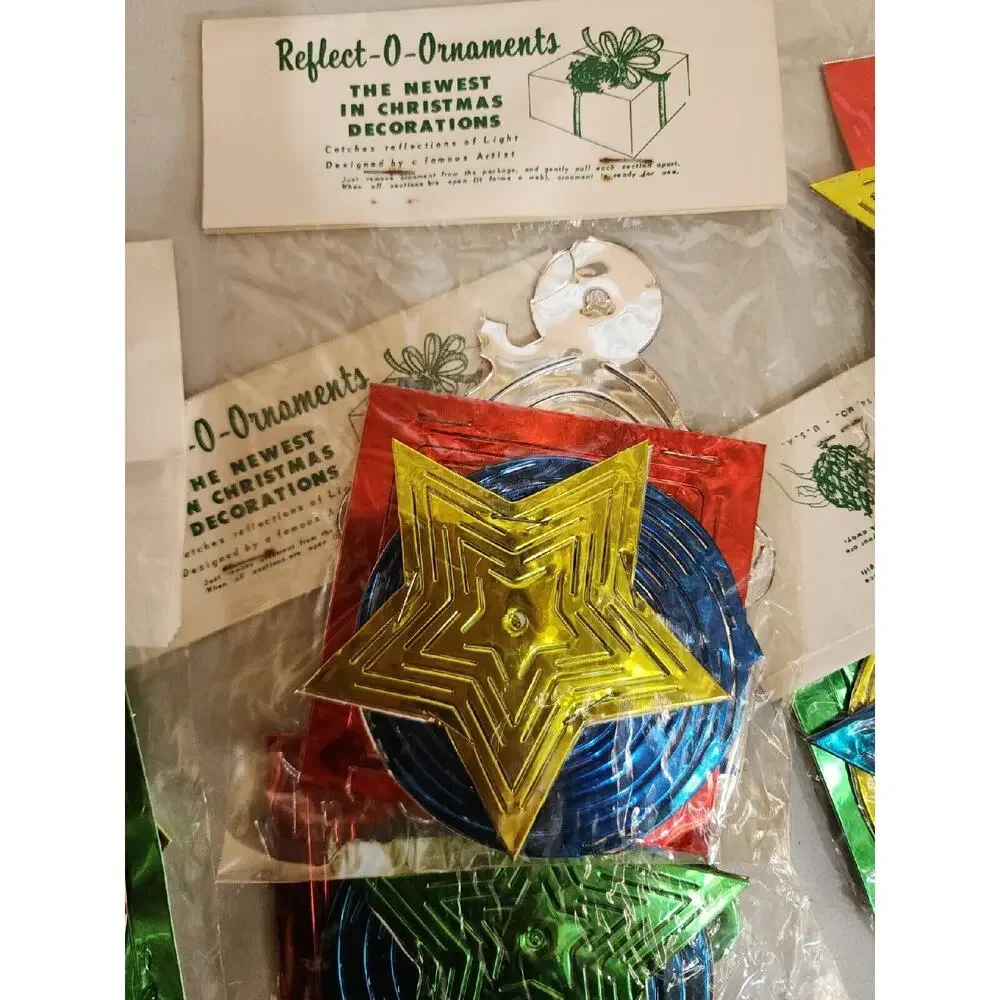 1950's Alox MFG. Co St. Louis Mo Christmas Reflect-O-Ornament Over‎ 200 13lb